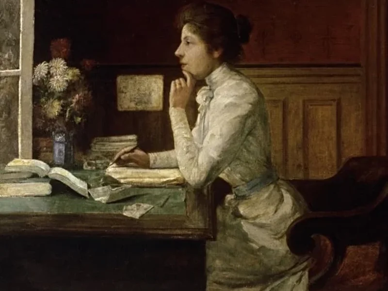 1862-Abigail de Andrade - Autoritratto